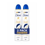 Dove Advanced Care Original Antiperspirant Spray 250ml (2 Pack) – 72h Protection, Moisturizing Care