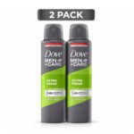 Dove Men+Care Extra Fresh Anti-Perspirant Spray 150 ml (Imported) – 2 Pack