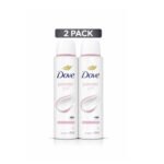 Dove Powder Soft Antiperspirant Spray 150ml (2 Pack)