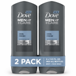 Dove Men+Care Cool Fresh Body & Face Wash 13.5 oz (400 ml) – 2 Pack, Hydrating Clean, Invigorating Scent