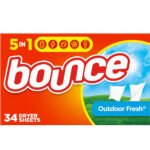 Bounce Dryer Sheets, Outdoor Fresh Scent, 34 Count Each (Pack of 3, Total 102 Sheets)