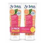 St. Ives Pink Lemon & Mandarin Face Scrub 6 oz – 2 Pack, Moderate Exfoliation for Dull to Oily Skin