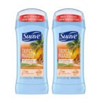 Suave Deodorant Tropical Paradise 2.6 oz – 2 Pack, 24 Hour Odor Protection, Fresh Scent